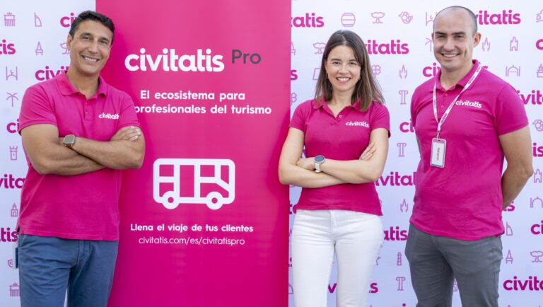 El equipo ejecutivo de Civitatis presentó la nueva herramienta tecnológica para profesionales (Foto: Civitatis)